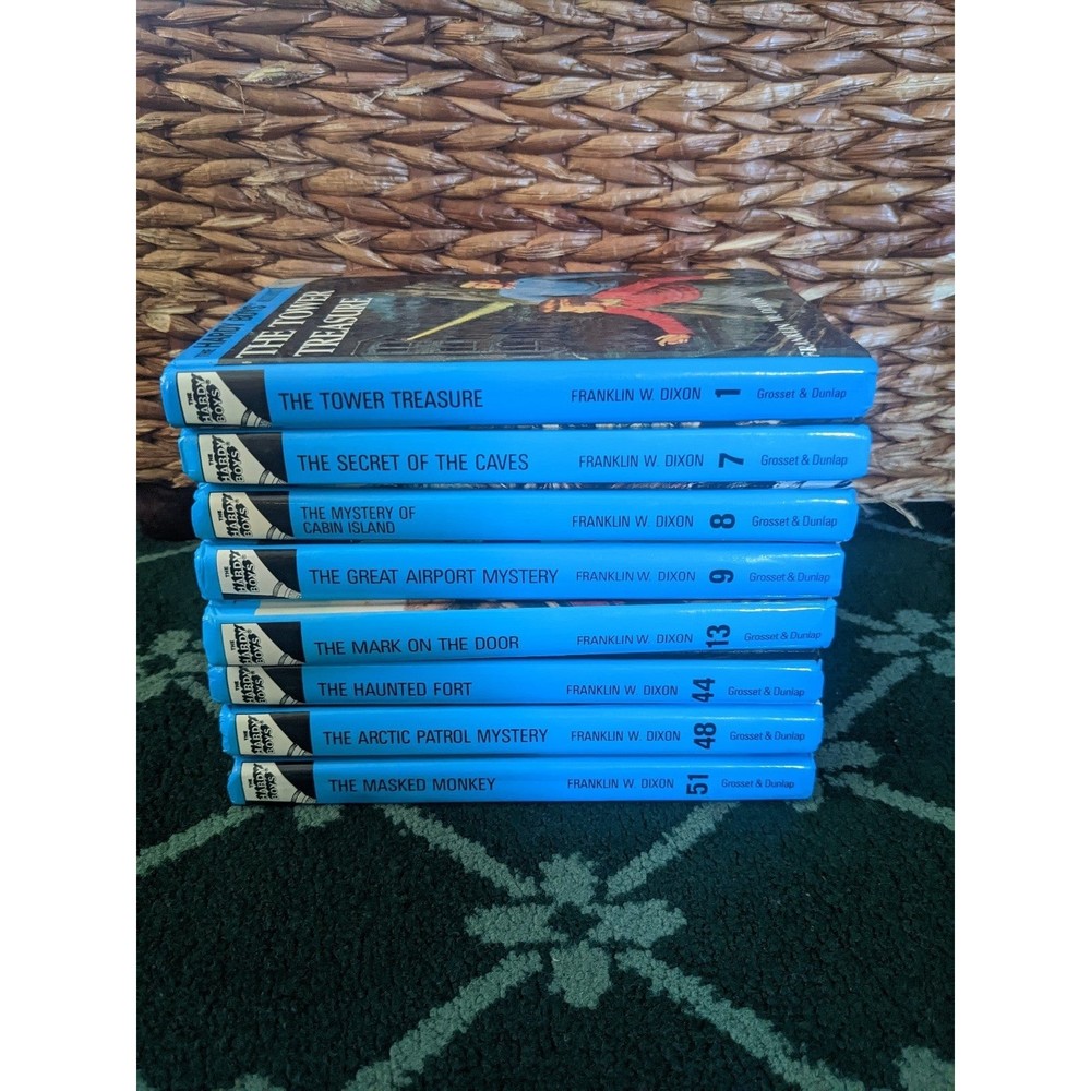 Lot of 8 Hardy Hardcover Boys books Set